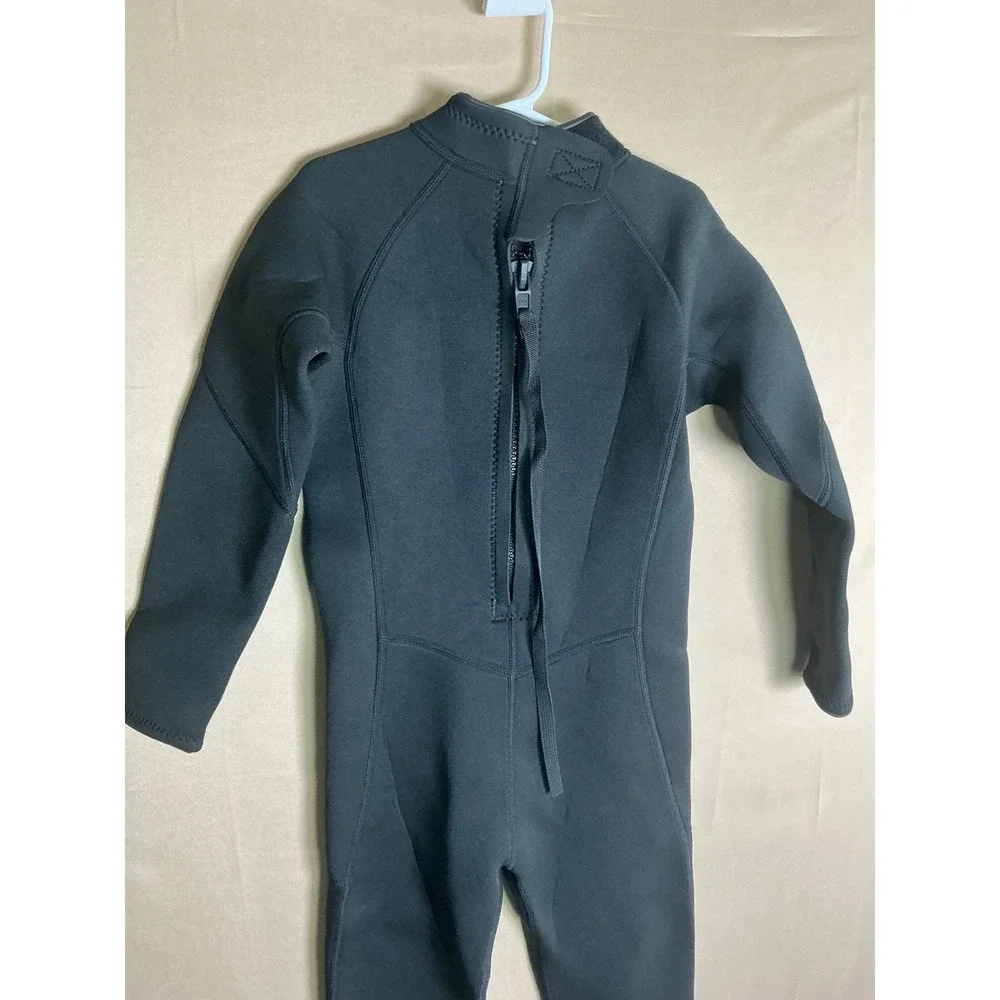 OMGear Kids 12 Wetsuit 3mm Neoprene Full Body Youth Surf Scuba Diving Suit Black